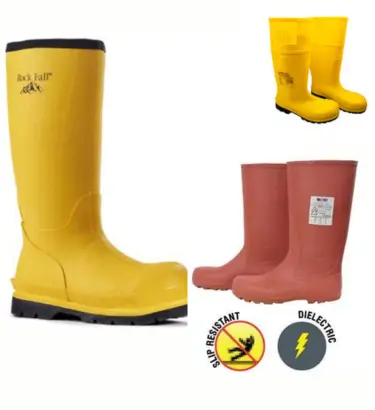 Electrical best sale rubber boots