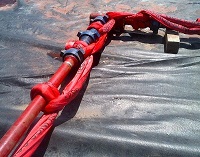 Red iron sling